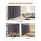 Room Divider with Wheels, Portable Curtain Divider for Office & Bedroom